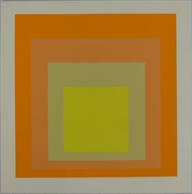JOSEF ALBERS 'HOMAGE TO THE SQUARE' SILKSCREEN
