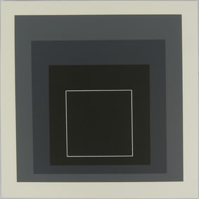 JOSEF ALBERS 'WHITE LINE SQUARES' SERIGRAPH