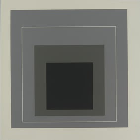 JOSEF ALBERS 'WHITE LINE SQUARES' SERIGRAPH