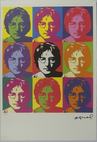 ANDY WARHOL 'BEATLES' LITHOGRAPH