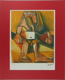PABLO PICASSO 'HOMME NU DEBOUT' LITHOGRAPH