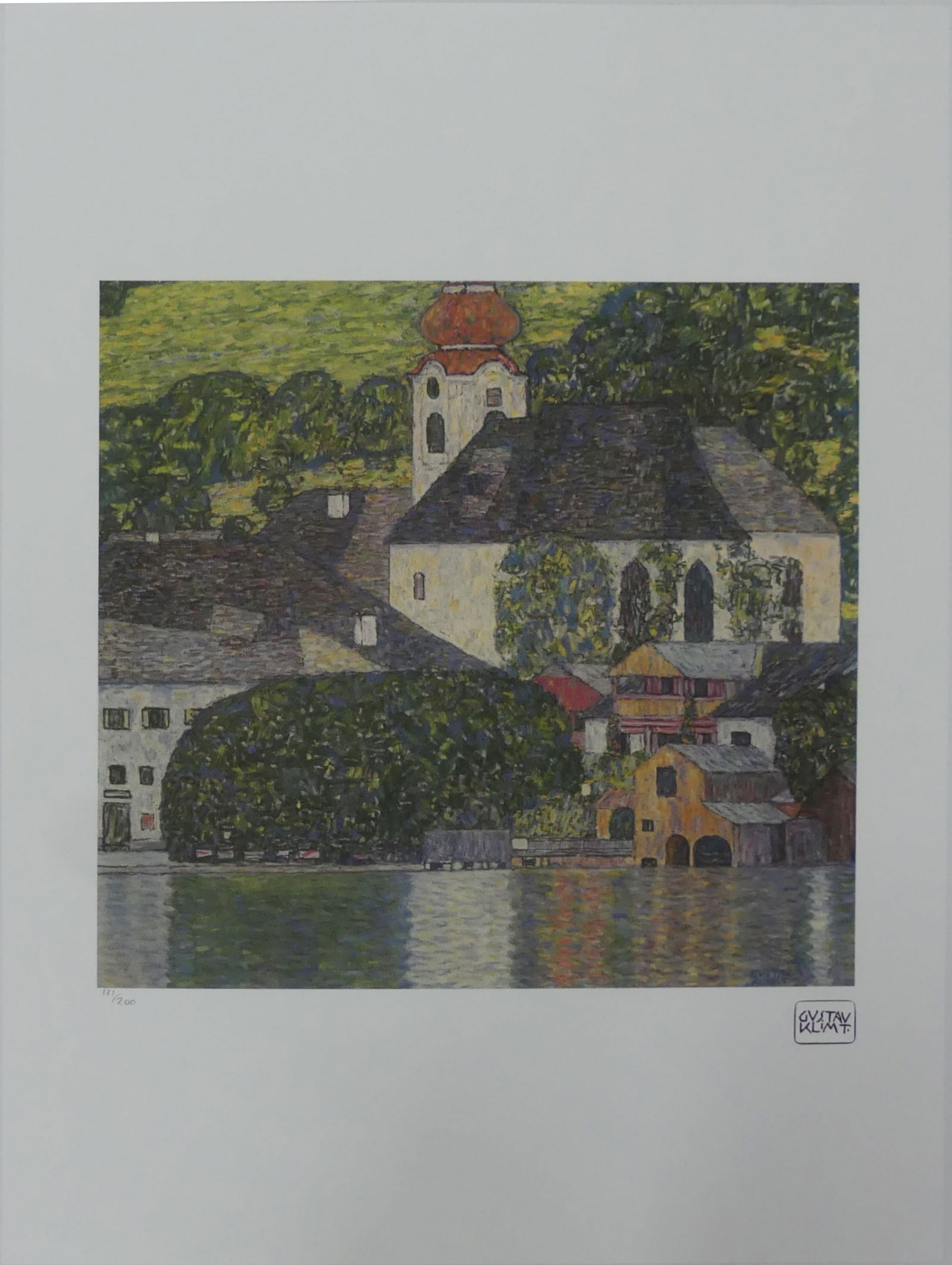 GUSTAV KLIMT 'CHURCH IN UNTERACH' LITHOGRAPH (1 of 6)