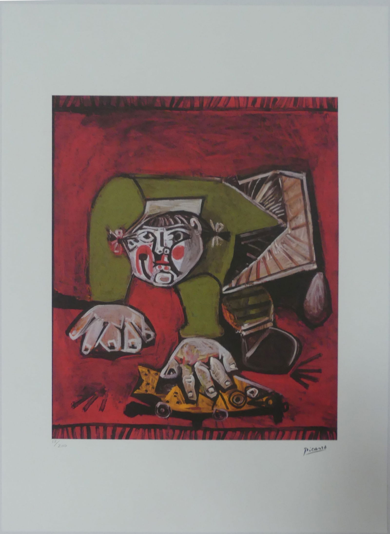 PABLO PICASSO 'PALOMA WITH FISH' LITHOGRAPH (1 of 6)