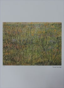 VAN GOGH 'BLUHENDE WIESE' LITHOGRAPH