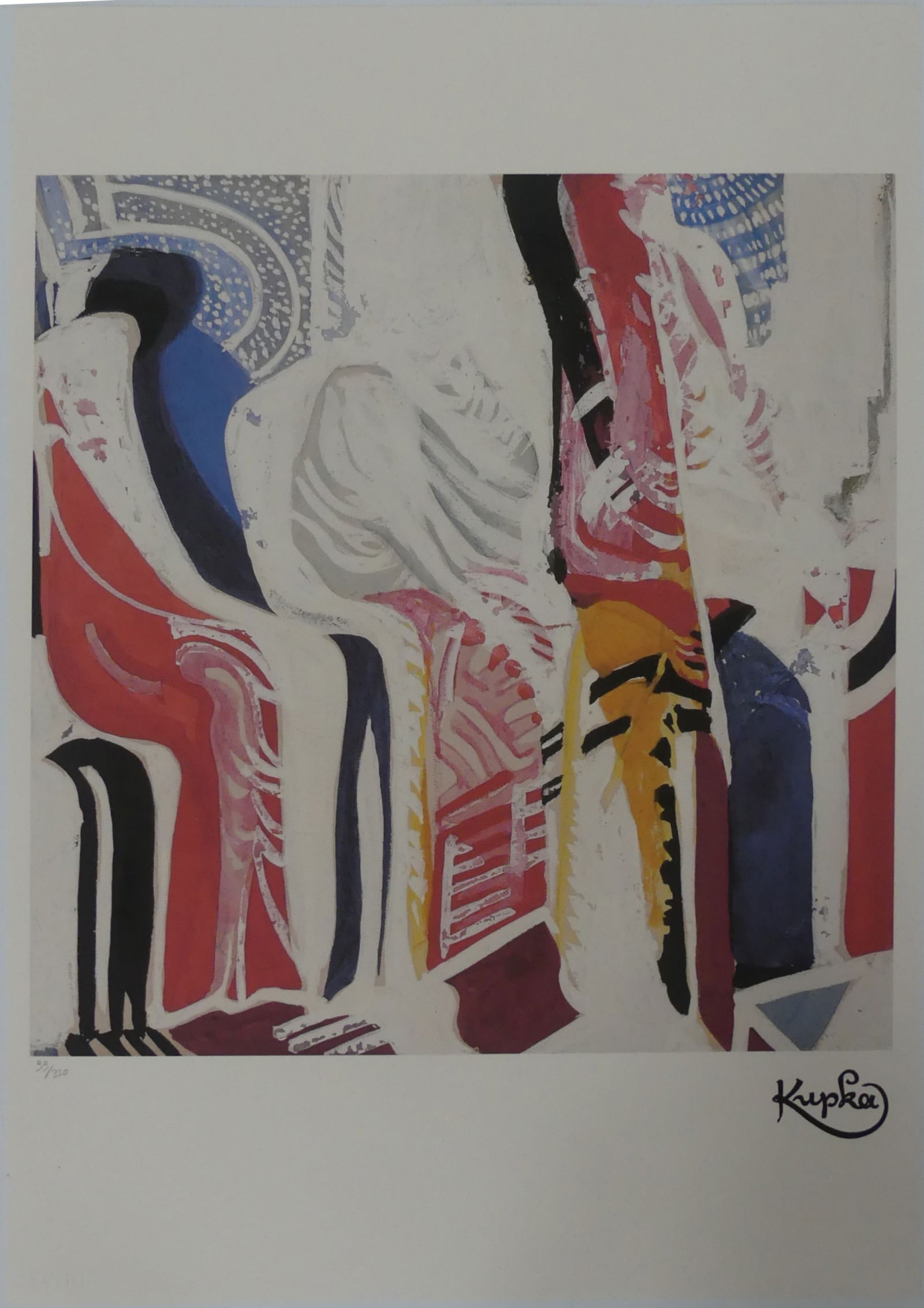 FRANTISEK KUPKA 'ABSTRACTION COLOREE' LITHOGRAPH (1 of 6)
