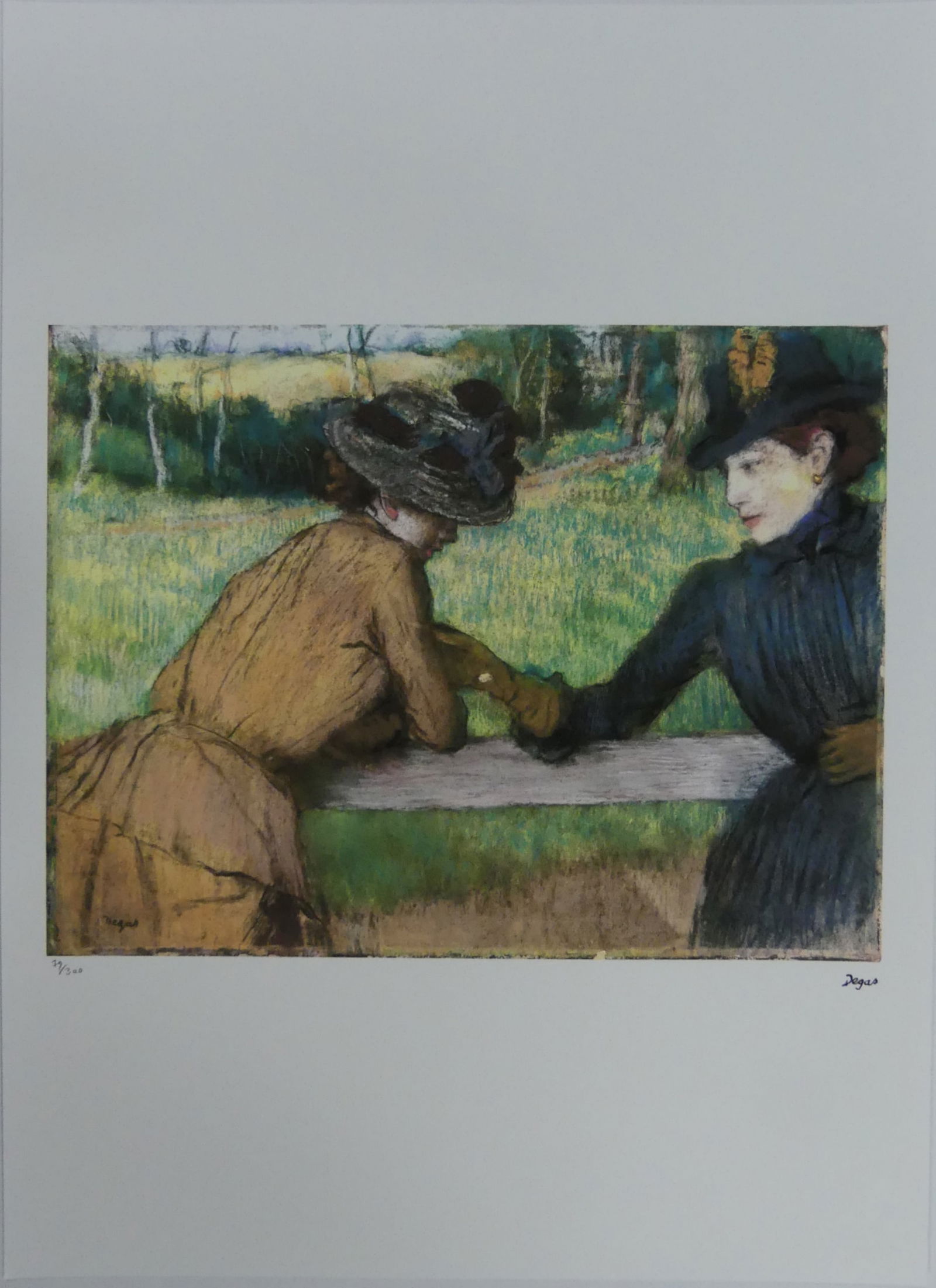 EDGAR DEGAS 'CONVERSATION' LITHOGRAPH (1 of 5)