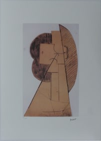 PABLO PICASSO ABSTRACT 'UNTITLED' LITHOGRAPH