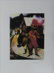 MARC CHAGALL 'THE FIDDLER' LITHOGRAPH