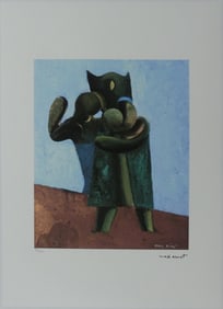 MAX ERNST 'L'HOMME ET LA FEMME' LITHOGRAPH