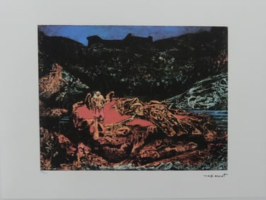 MAX ERNST 'OROBAS' LITHOGRAPH