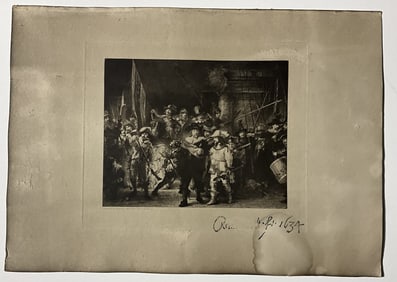 AFTER REMBRANDT HARMENSZOON VAN RIJN ENGRAVING