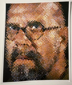 CHUCK CLOSE 'SELF PORTRAIT' OFFSET LITHOGRAPH