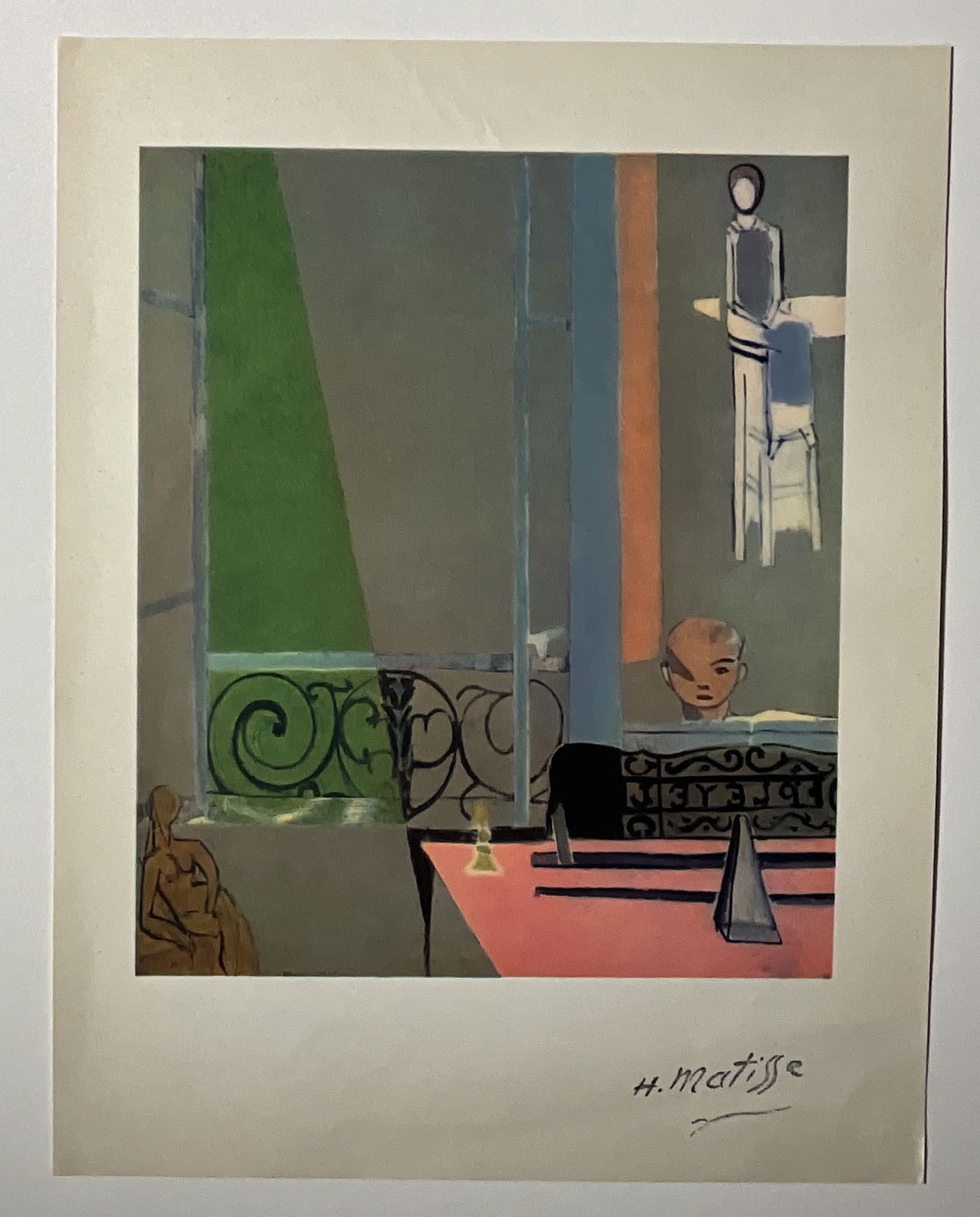 HENRI MATISSE PRINT WITH STAMPED SIGNATURE (1 of 6)
