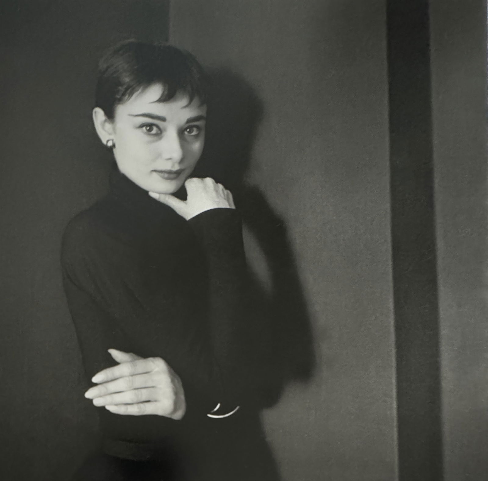 CECIL BEATON 'AUDREY HEPBURN, 1954' PHOTO PRINT: Cecil Beaton "Audrey Hepburn, 1954" Photo print Measures 10.5 x 10.1 inches. Mounted.