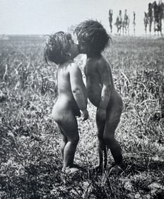 ANDRE KERTESZ 'NUDE KISSING, HUNGARY, 1917' PRINT