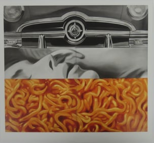 JAMES ROSENQUIST 'I LOVE YOU...' OFFSET LITHOGRAPH