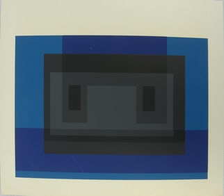 JOSEF ALBERS 'VARIANT VII' SCREENPRINT