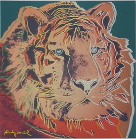 ANDY WARHOL 'SIBERIAN TIGER' LITHOGRAPH