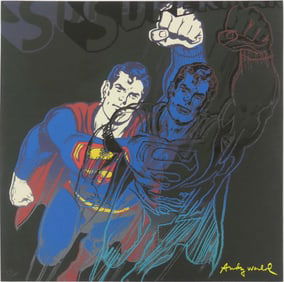 ANDY WARHOL 'SUPERMAN' LITHOGRAPH
