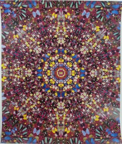 DAMIEN HIRST 'SUPERSTITION' OFFSET LITHOGRAPH