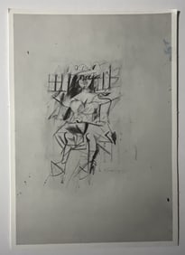 WILLEM DE KOONING 'SEATED FIGURE' LITHOGRAPH