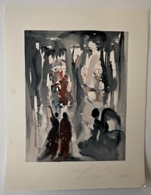 SALVADOR DALI HAND SIGNED WOODCUT