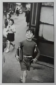 HENRI CARTIER-BRESSON 'RUE MOUFFETARD' PHOTO-LITHO