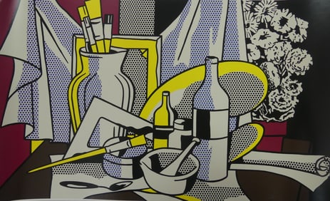 ROY LICHTENSTEIN 'STILL LIFE WITH PALETTE' LITHO