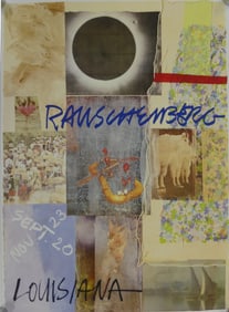 ROBERT RAUSCHENBERG 'LOUISIANA' EXHIBITION POSTER