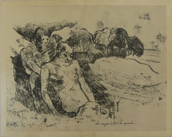PAUL GAUGUIN 'AVANT ET APRES' LITHOGRAPH