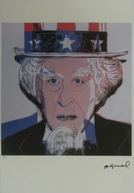 ANDY WARHOL 'UNCLE SAM' LITHOGRAPH