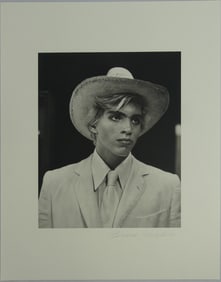 BRUCE WEBER 'YOUNG MALE COWBOY HAT' SIGNED