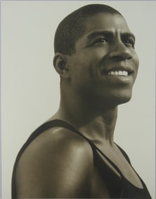 HERB RITTS 'EARVIN MAGIC JOHNSON, HOLLYWOOD' PHOTO