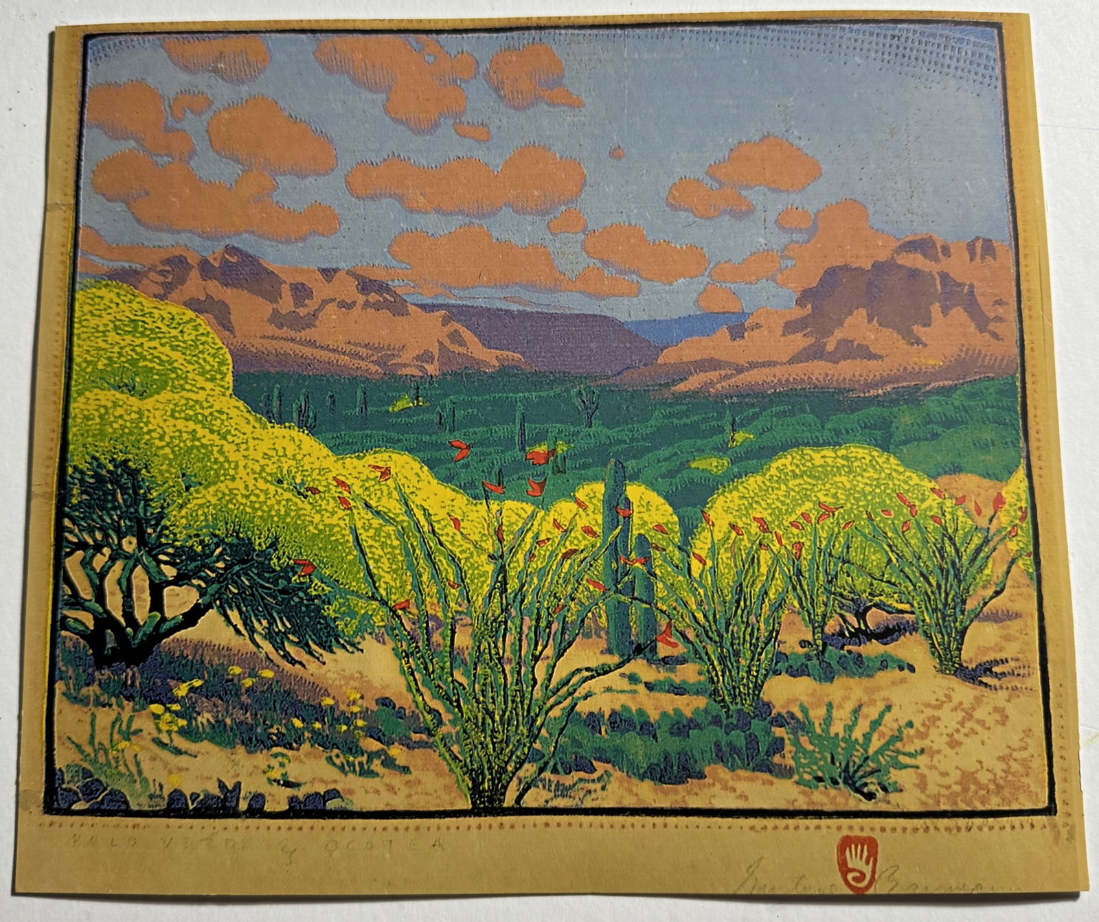 GUSTAVE BAUMAN 'PALO VERDE AND OCOTEA' PRINT (1 of 6)