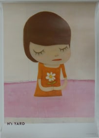 YOSHITOMO NARA 'IN THE PINK WATER' LITHOGRAPH