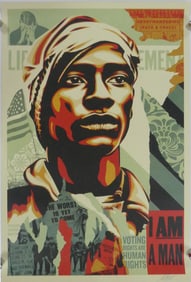 SHEPARD FAIREY 'VOTING RIGHTS ARE HUMAN RIGHTS'