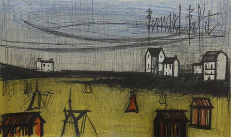 BERNARD BUFFET 'LE PETITE PLAGE' LITHOGRAPH