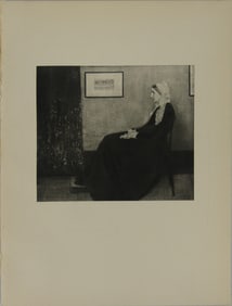 JAMES WHISTLER 'PORTRAIT DE MA MERE' ETCHING