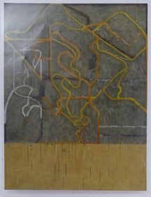 BRICE MARDEN 'ASKEW' OFFSET LITHOGRAPH