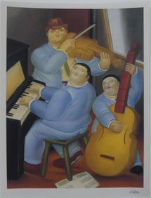 FERNANDO BOTERO 'THREE MUSICIANS' LITHOGRAPH
