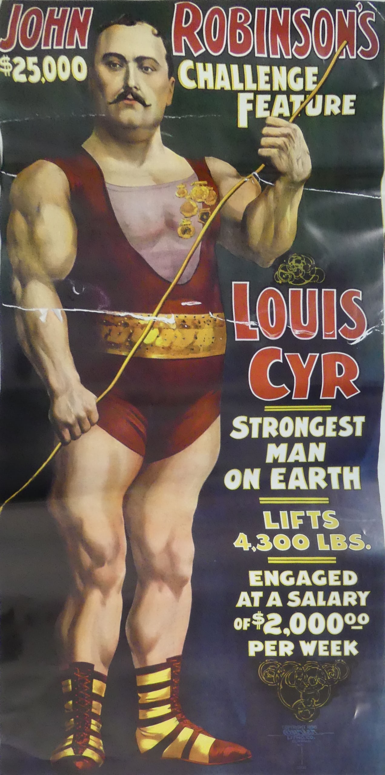 LOUIS CYR STRONGEST MAN POSTER (1 of 10)