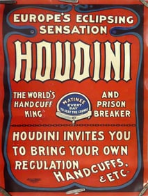 HOUDINI EUROPE'S ECLIPSING SENSATION POSTER