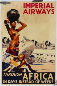 IMPERIAL AIRWAYS 'AFRICA' POSTER