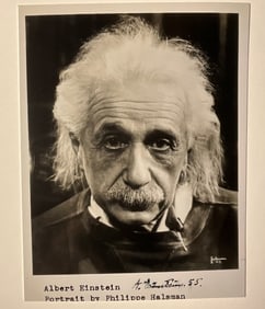 PHILIPPE HALSMAN 'ALBERT EINSTEIN' PHOTO-LITHO
