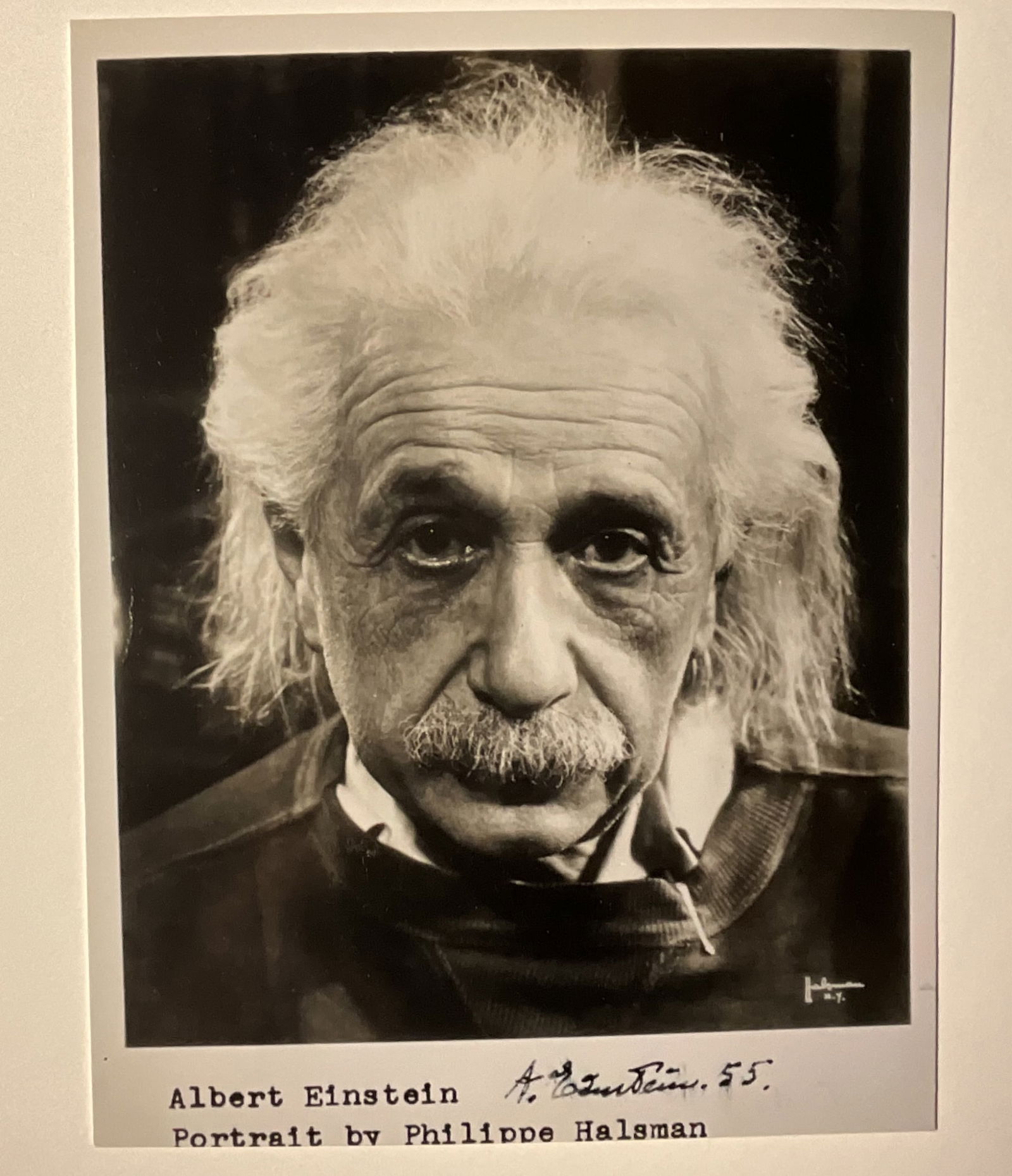 PHILIPPE HALSMAN 'ALBERT EINSTEIN' PHOTO-LITHO (1 of 6)