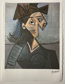PABLO PICASSO 'BUST OF A WOMAN' LITHOGRAPH