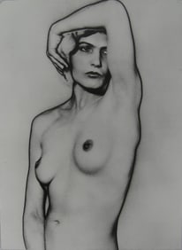 MAN RAY 'SOLARIZED NUDE, NATACHA' PHOTO PRINT