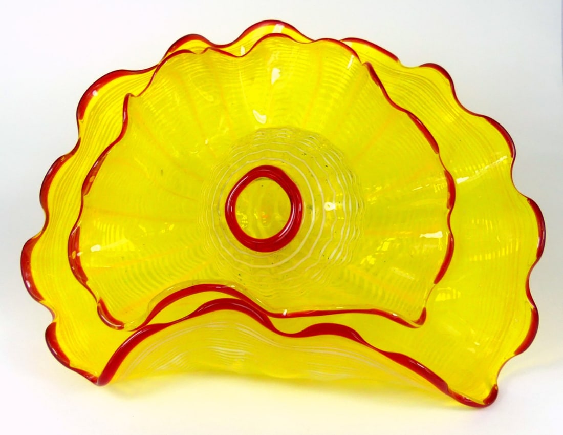 3pc DALE CHIHULY [AFTER] ART GLASS SEA FORM (1 of 10)