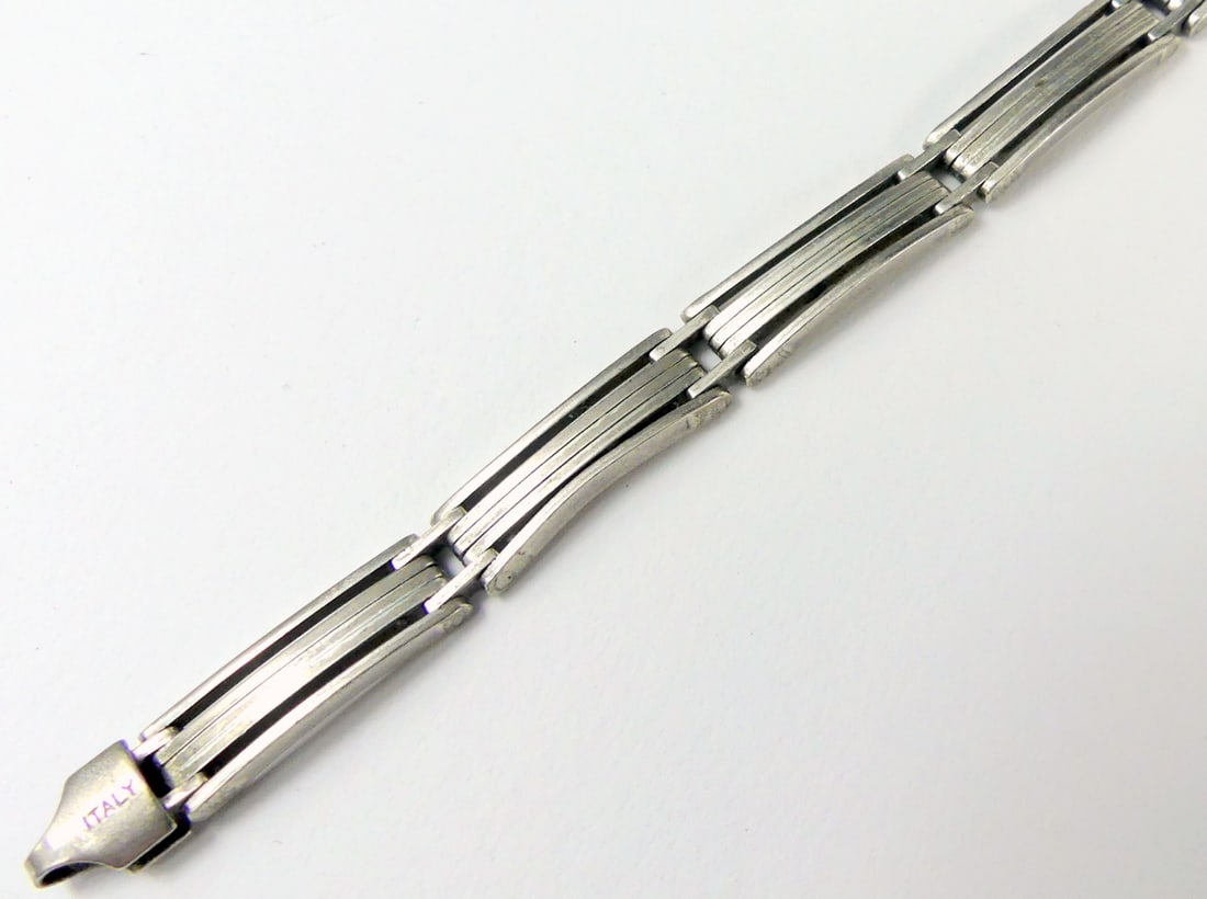 4pc STERLING SILVER BRACELETS - 4