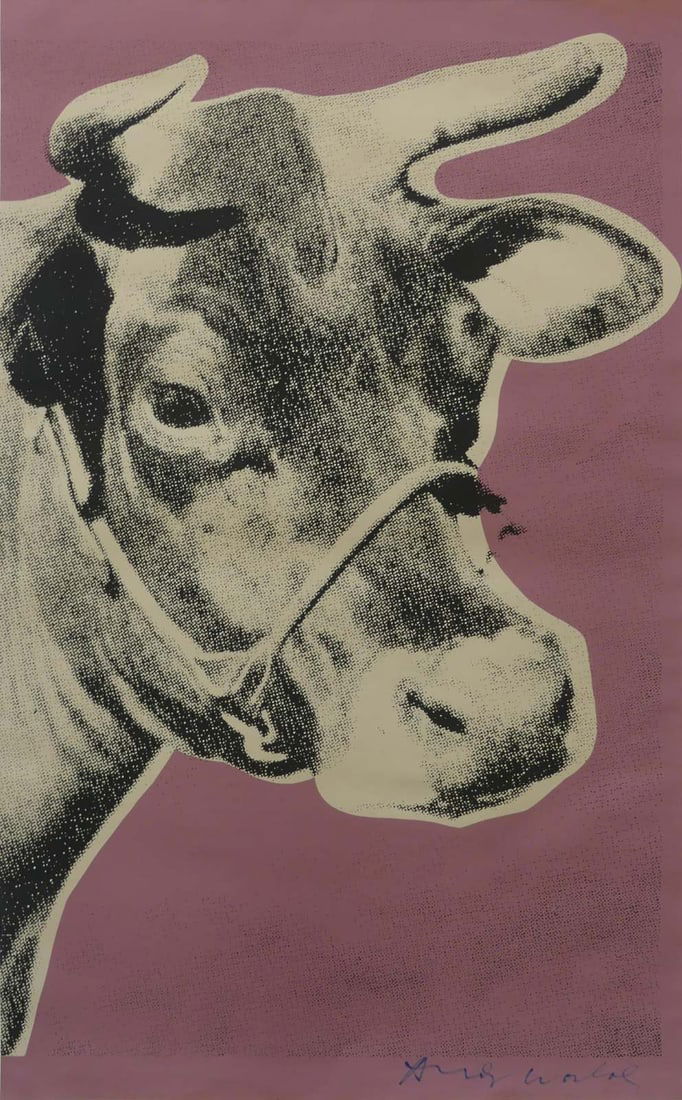 ANDY WARHOL 'TAN COW' OFFSET LITHOGRAPH - 2